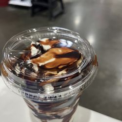 Costco - Chocolate ice cream. Food court