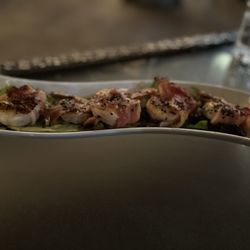 Juno's - Shrimp wraps in bacon