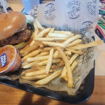Wings Etc - Hot honey chicken sandwich. - Sports Bars Near Me - Martinsville, Indiana Wings Etc - Hot honey chicken sandwich. - Sports Bars Near Me - Martinsville, Indiana
