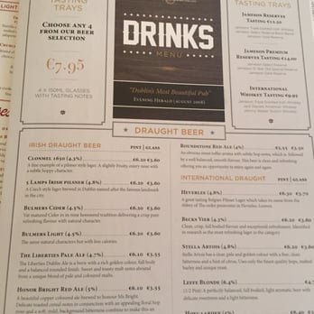 The Church - Drinks Menu. - Bars Near Me - Dublin, D The Church - Drinks Menu. - Bars Near Me - Dublin, D