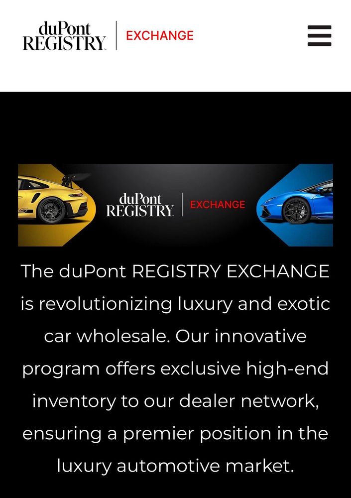 duPont REGISTRY Exchange