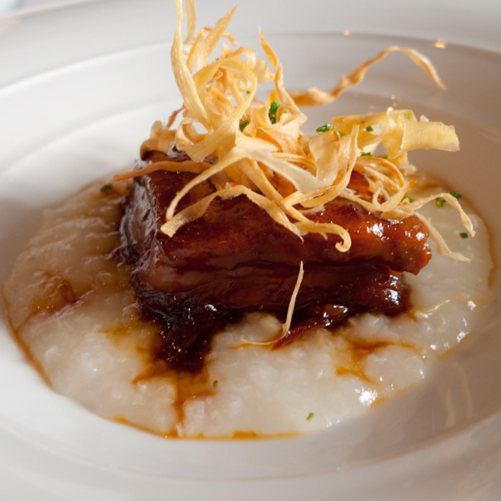 Morimoto Napa - Kakuni (Pork Belly over Congee) - Japanese Near Me - Napa, California
