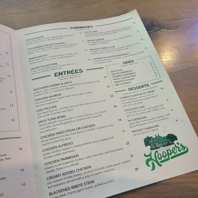 Menu photo 3 Hooper's Kingsland, TX