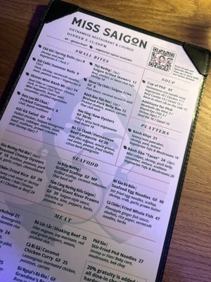 Menu photo 3 Miss Saigon Philadelphia, PA