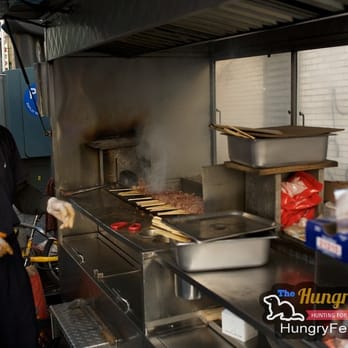 Xinjiang BBQ Cart - Day time Action - Barbeque Near Me - Flushing, New York