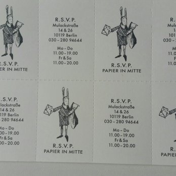 R.S.V.P. - Visitenkarte - Office Equipment Near Me - Berlin, BE R.S.V.P. - Visitenkarte - Office Equipment Near Me - Berlin, BE