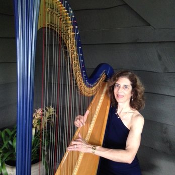 Harpnotes - Lisa Handman of Harpnotes with her rare Electric Harp - Musicians Near Me Harpnotes - Lisa Handman of Harpnotes with her rare Electric Harp - Musicians Near Me