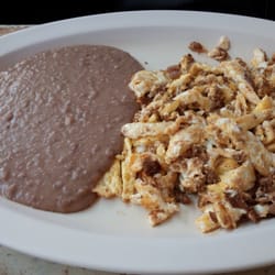 Chorizo & eggs.