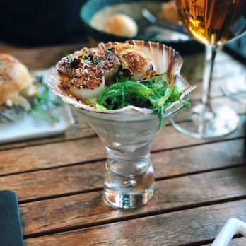 Oriza - Scallops - good for aesthetics but not so much for taste. +3/5 - Spanish Near Me - Seville, SE
