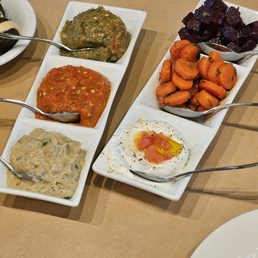 Hummus sampler Hummus sampler