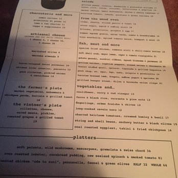 AOC - Menu - Cocktail Bars Near Me - Los Angeles, California