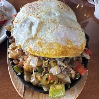 Wisco Tx Cafe - Chorizo skillet and we added steak. So good!!! - Breakfast & Brunch Near Me - Lewisville, Texas Wisco Tx Cafe - Chorizo skillet and we added steak. So good!!! - Breakfast & Brunch Near Me - Lewisville, Texas