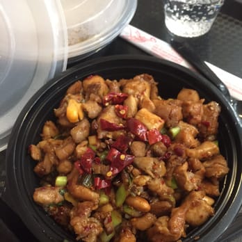 Gu's Dumplings - Sautéed chicken with chili peppers - Szechuan Near Me - Atlanta, Georgia Gu's Dumplings - Sautéed chicken with chili peppers - Szechuan Near Me - Atlanta, Georgia