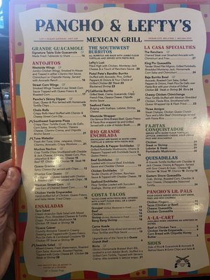 Menu photo 1 Pancho & Lefty's OC Ocean City, MD