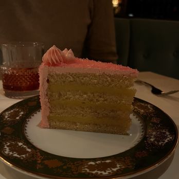 The Occidental - Pink champagne cake. - Seafood Near Me - Washington, DC, District of Columbia The Occidental - Pink champagne cake. - Seafood Near Me - Washington, DC, District of Columbia