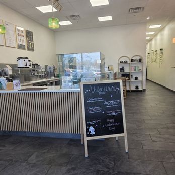 Joyu Tea & Coffee - Interior   Specials listed - Bubble Tea Near Me - Hampton, Virginia
