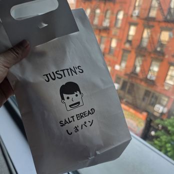 Justin’s Salt Bread - cute takeout bag - Bakeries Near Me - New York, New York Justin’s Salt Bread - cute takeout bag - Bakeries Near Me - New York, New York