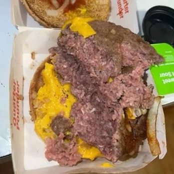 McDonald's - Disgusting McDonalds burger I got. - Fast Food Near Me - Safford, Arizona