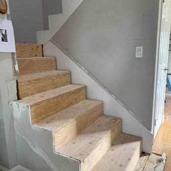 TJ Feagles Construction - Staircase rebuilt. - General Contractors Near Me