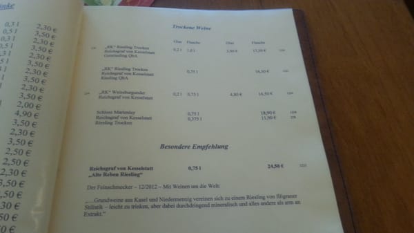 Menu photo 2 Brauhaus Kloster Machern Zeltingen-Rachtig, RP