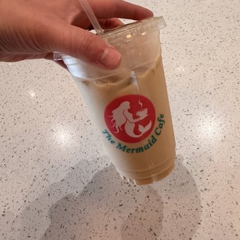 The Mermaid Cafe - Iced Vanilla latte with oatmilk - Bakeries Near Me - San Antonio, Texas The Mermaid Cafe - Iced Vanilla latte with oatmilk - Bakeries Near Me - San Antonio, Texas