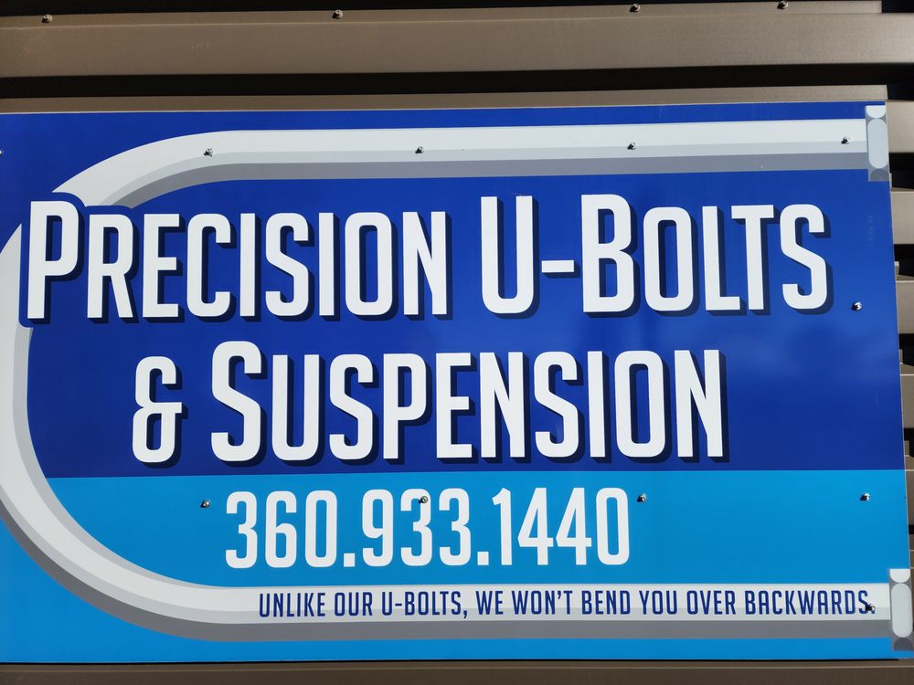 PRECISION UBOLTS AND SUSPENSION Updated June 2024 Request a Quote