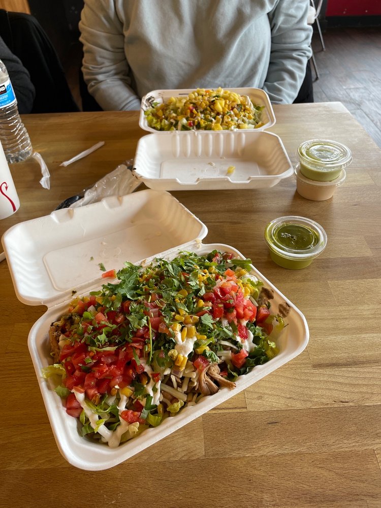 Food from El Diablo Burritos