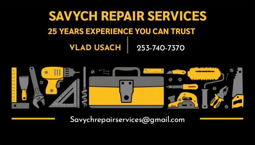 Slide of Savych Repair Services
