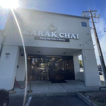 Karak Chai - Signage above entrance - Indian Near Me - Fremont, California Karak Chai - Signage above entrance - Indian Near Me - Fremont, California