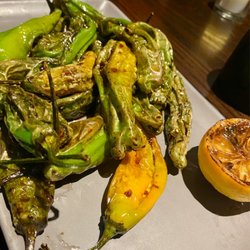 Grilled peppers In Mongolian sauce