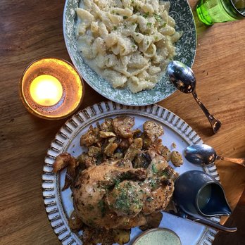 Alpana - Half Roasted Chicken & Pasta Romero - New American Near Me - Chicago, Illinois Alpana - Half Roasted Chicken & Pasta Romero - New American Near Me - Chicago, Illinois