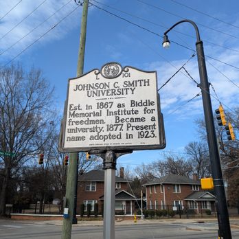 Johnson C Smith University Historical Marker - Johnson C. Smith University Historical Marker, Charlotte - Landmarks & Historical Buildings Near Me - Charlotte, North Carolina Johnson C Smith University Historical Marker - Johnson C. Smith University Historical Marker, Charlotte - Landmarks & Historical Buildings Near Me - Charlotte, North Carolina