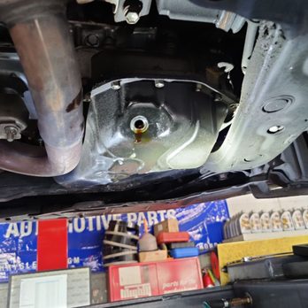 EZ Tire Stop - This is where the oil comes out and supposedly the tread is worn off for the bolt. - Tires Near Me - Alhambra, California EZ Tire Stop - This is where the oil comes out and supposedly the tread is worn off for the bolt. - Tires Near Me - Alhambra, California