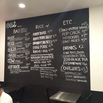 Baos Hog - Menu wall - Chinese Near Me - Garden Grove, California Baos Hog - Menu wall - Chinese Near Me - Garden Grove, California