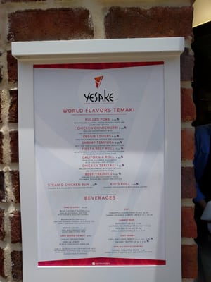 Menu photo 8 YeSake Kiosk Lake Buena Vista, FL Menu photo 8 YeSake Kiosk Lake Buena Vista, FL