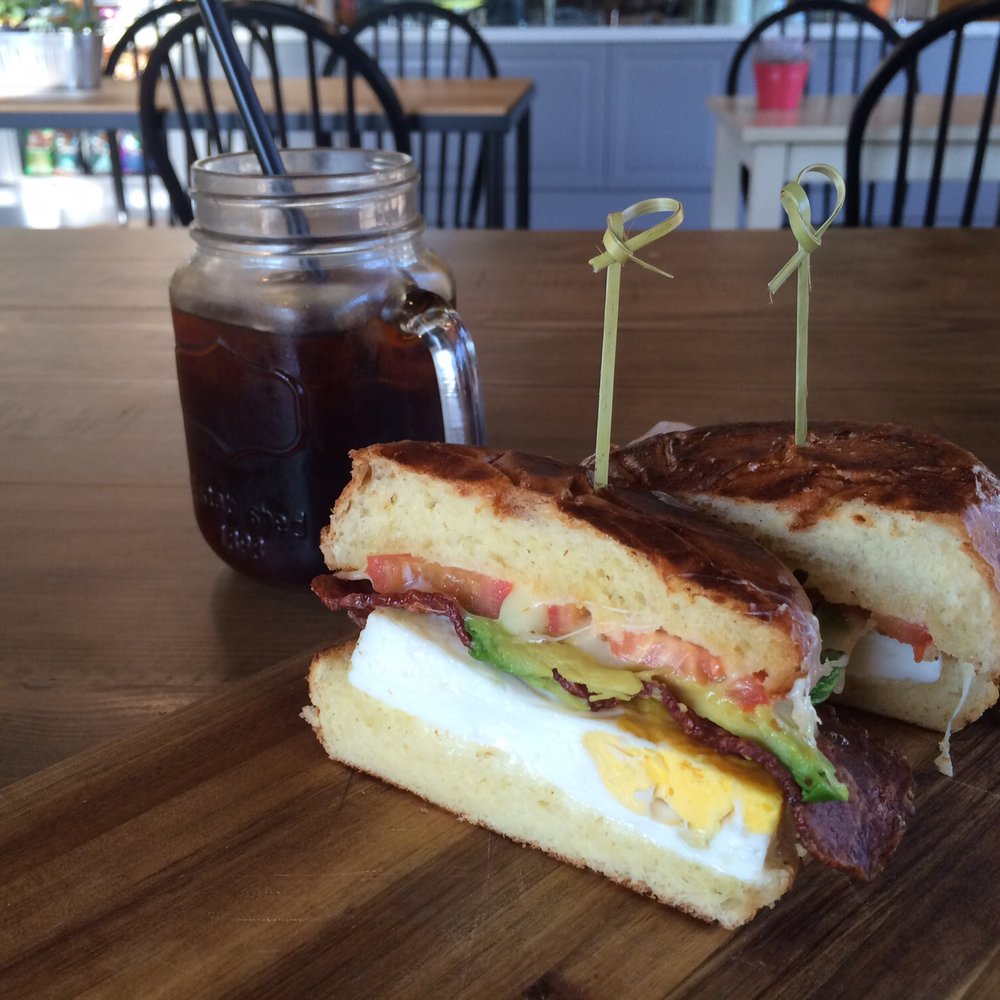 Lola's Cafe - Bacon Egg Sandwich with Stumptown Coffee. - Coffee & Tea Near Me - Ladera Ranch, California Lola's Cafe - Bacon Egg Sandwich with Stumptown Coffee. - Coffee & Tea Near Me - Ladera Ranch, California