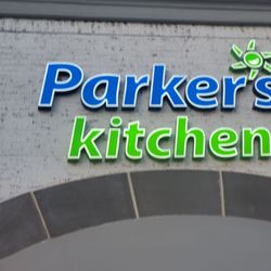 Parker's Kitchen - Logo sign neon