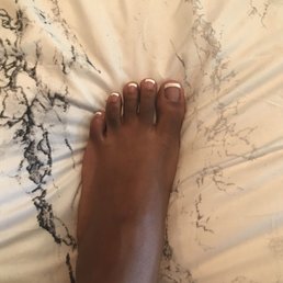 French pedicure French pedicure
