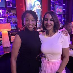 Bar area with the owner!