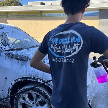 The Detail Hub - Chris washing my car - Auto Detailing Near Me - West Covina, California The Detail Hub - Chris washing my car - Auto Detailing Near Me - West Covina, California