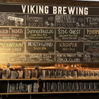 Viking Brewing Company - Beer menu summer 2025 - Bars Near Me - Eugene, Oregon
