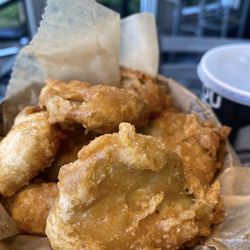 Freakin' Unbelievable Burgers - Fried pickles!