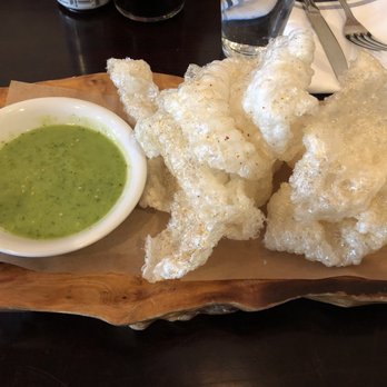 Gracia - Chicharrones & Tomatillo Salsa Verde = yum - Mexican Near Me - Seattle, Washington
