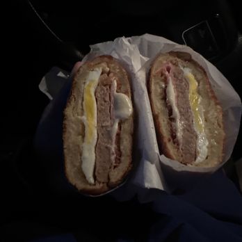 Donut Star - Ham bacon sausage egg and cheese croissant with mayonnaise. - Donuts Near Me - Escondido, California