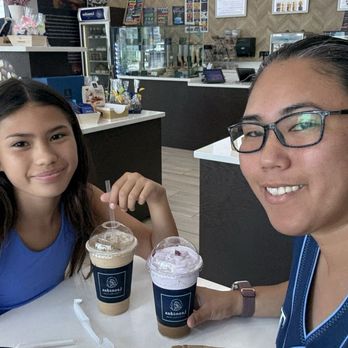 Leonidas Chocolates & Cafe - Iced Caramel latte and ube latte - Ice Cream & Frozen Yogurt Near Me - Wesley Chapel, Florida