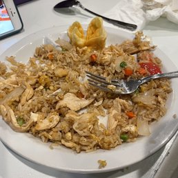 Kids portion of Chicken fried rice. Kids portion of Chicken fried rice.