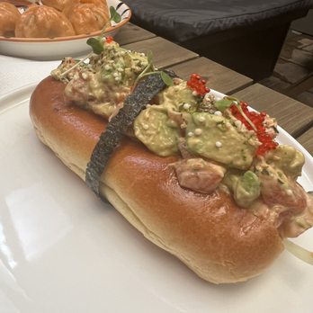 Bedford Gardens Restaurant  - Brioche Spicy Salmon Roll - Sushi Bars Near Me - Brooklyn, New York