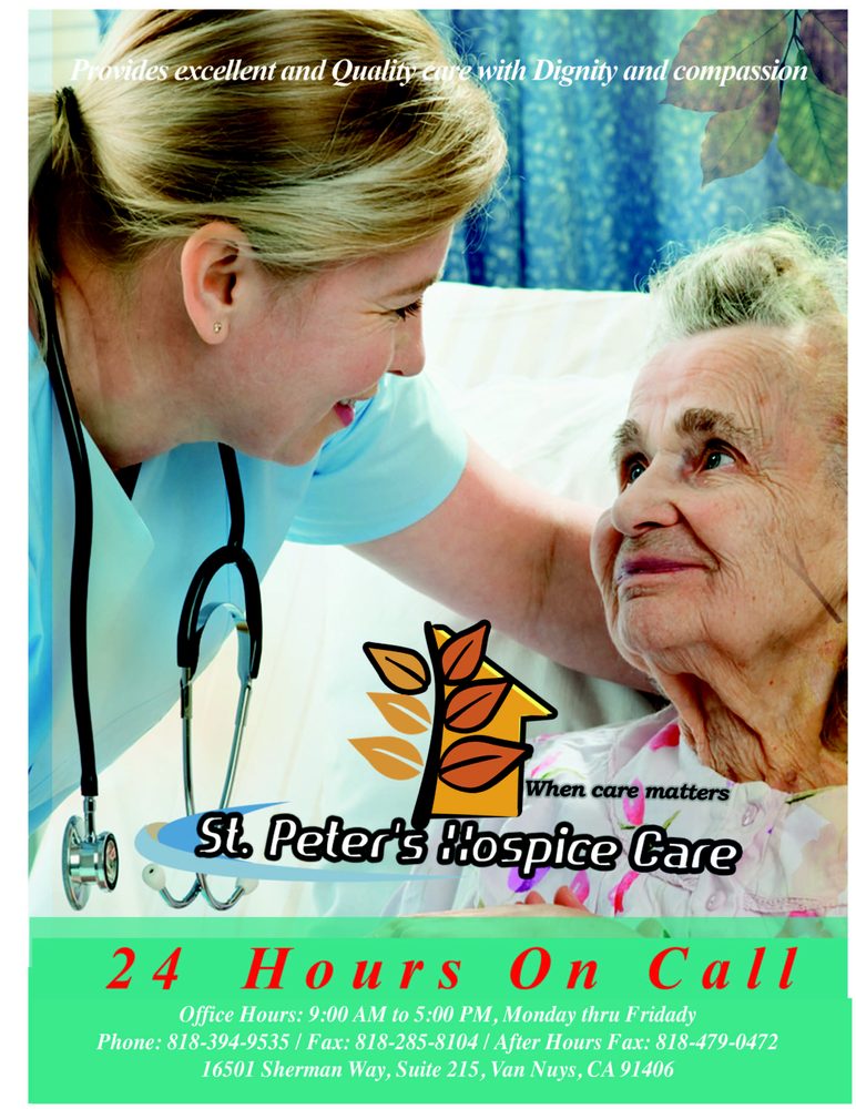 ST PETER’S HOSPICE CARE 16501 Sherman Way, Los Angeles, California