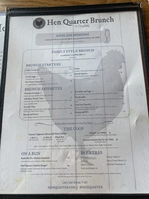 Menu photo 3 Hen Quarter Alexandria, VA