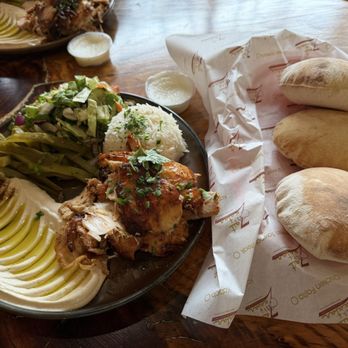 Zait & Zaatar - Chicken Shawerma Plate - Lebanese Near Me - Aliso Viejo, California
